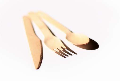 Cutlery made of veneer: sustainable and environmentally friendly. Photo: IFN/Sier Disposables B.V.